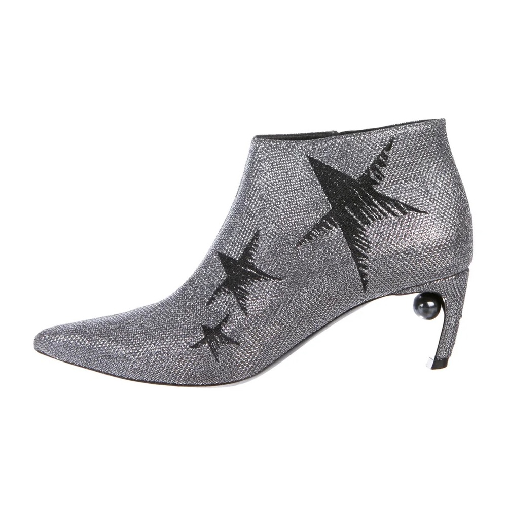 ❤️❤️NICHOLAS KIRKWOOD Metallic Woven Ankle Boots size 8❤️❤️